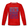 Charlottenburg - Earth - Kinder Langarmshirt - Rot