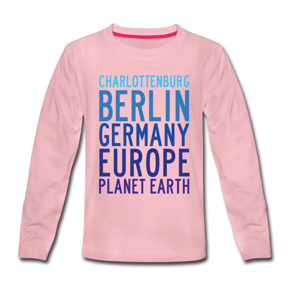 Charlottenburg - Earth - Kinder Langarmshirt - Hellrosa
