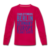 Charlottenburg - Earth - Kinder Langarmshirt - dunkles Pink