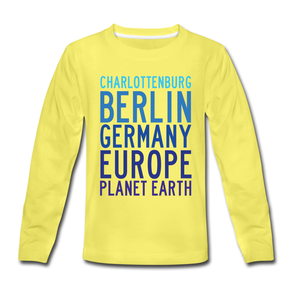 Charlottenburg - Earth - Kinder Langarmshirt - Gelb