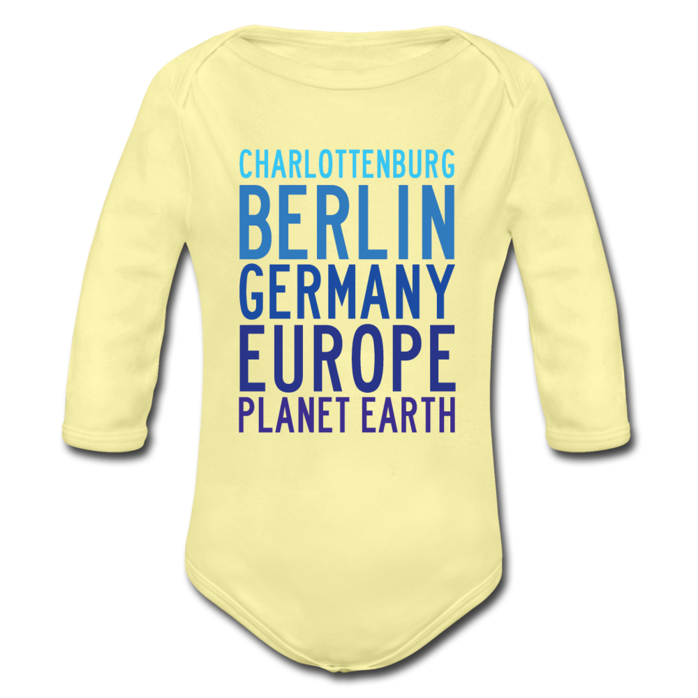 Charlottenburg - Earth - Bio-Langarmbody - Hellgelb