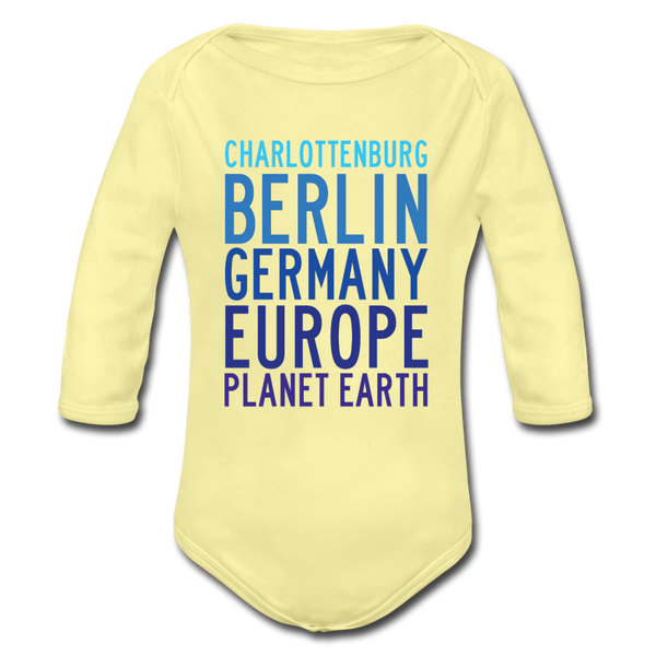 Charlottenburg - Earth - Bio-Langarmbody - Hellgelb