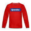 Spandau blau - Kinder Langarmshirt - Rot