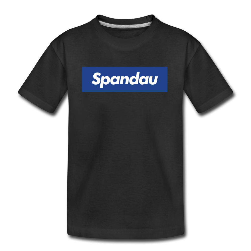 Spandau blau - Teenager Premium T-Shirt - Schwarz