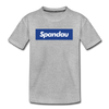 Spandau blau - Teenager Premium T-Shirt - Grau meliert