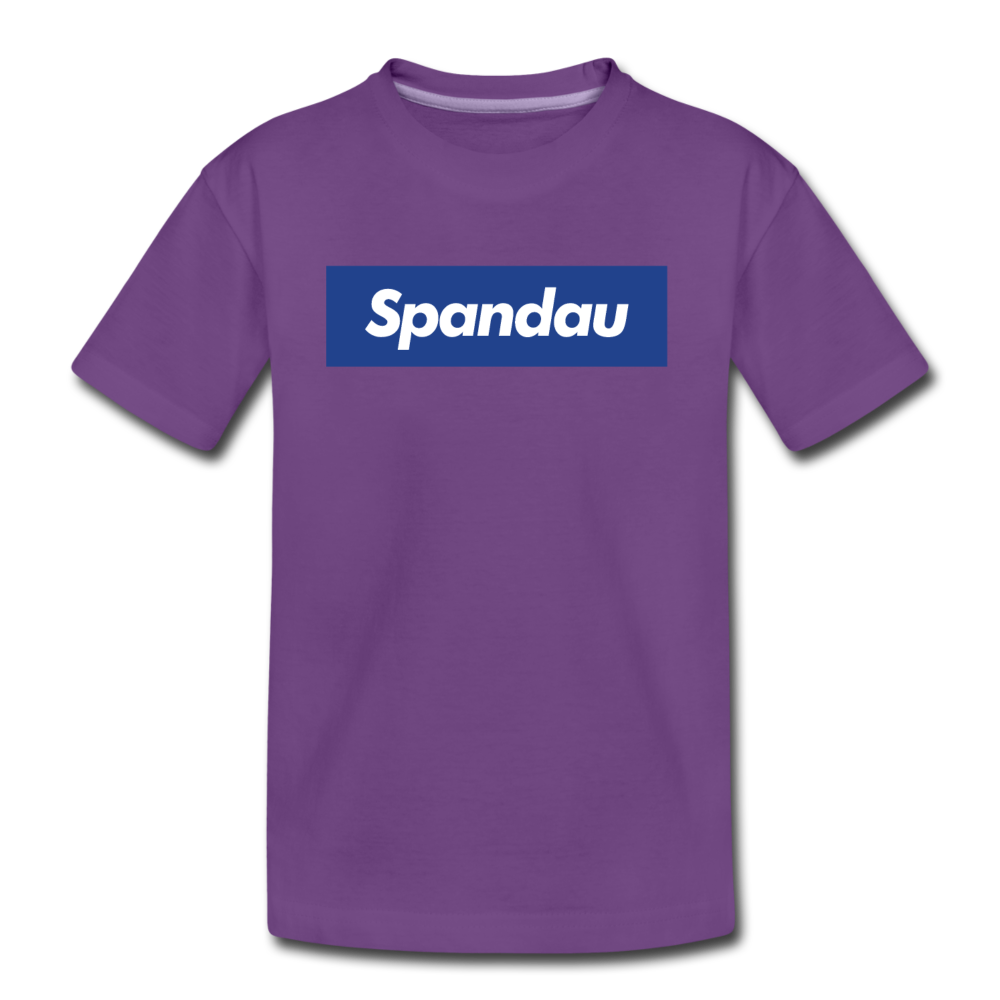 Spandau blau - Teenager Premium T-Shirt - Lila