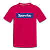 Spandau blau - Teenager Premium T-Shirt - dunkles Pink