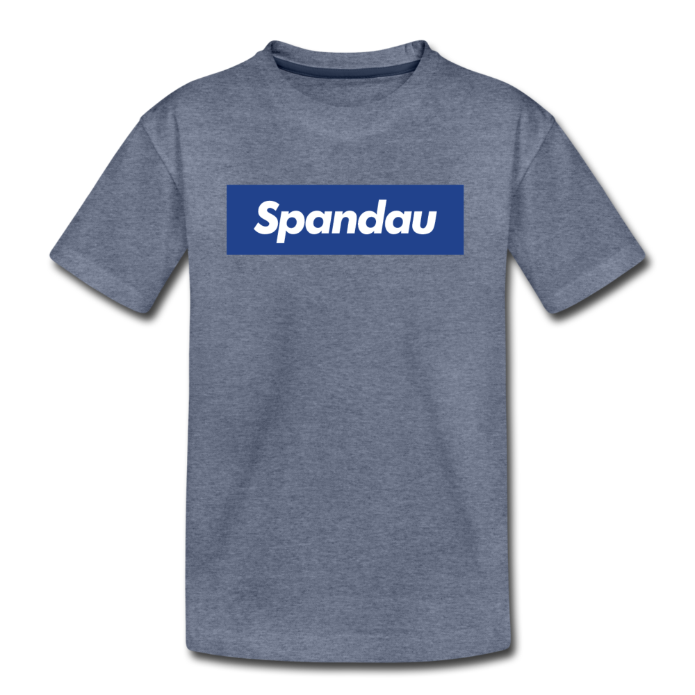 Spandau blau - Teenager Premium T-Shirt - Blau meliert