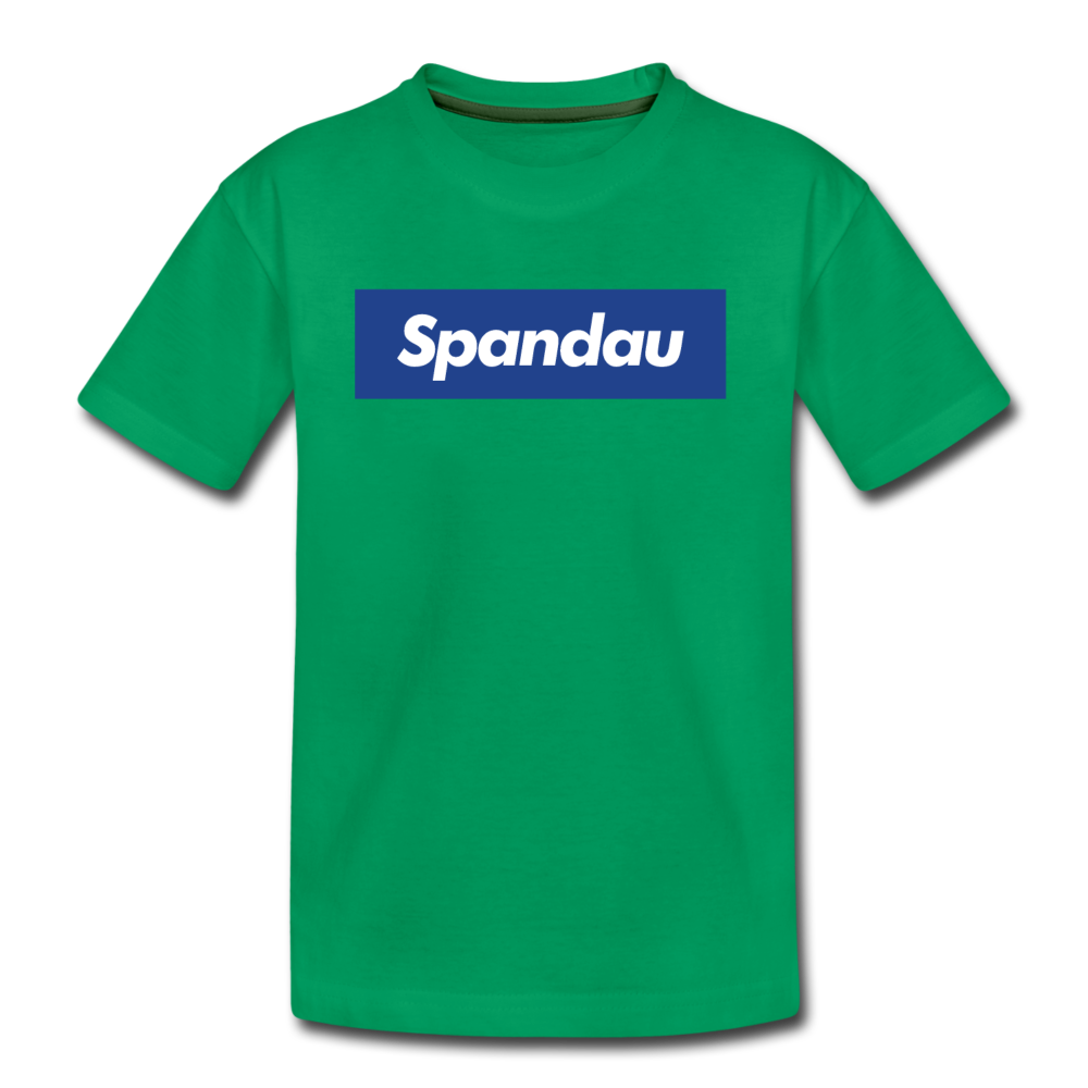 Spandau blau - Teenager Premium T-Shirt - Kelly Green