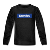 Spandau blau - Teenager Langarmshirt - Anthrazit