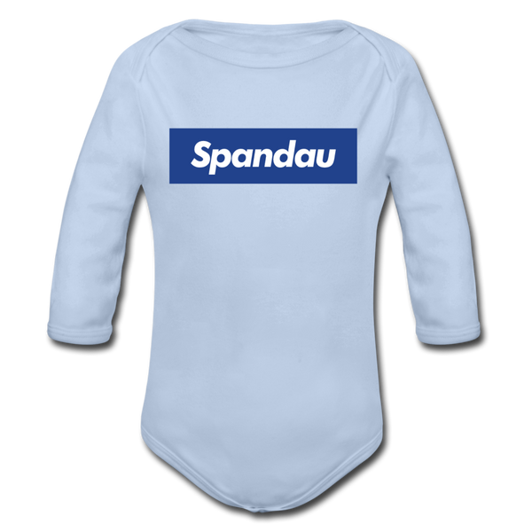 Spandau blau - Bio-Langarmbody - Sky
