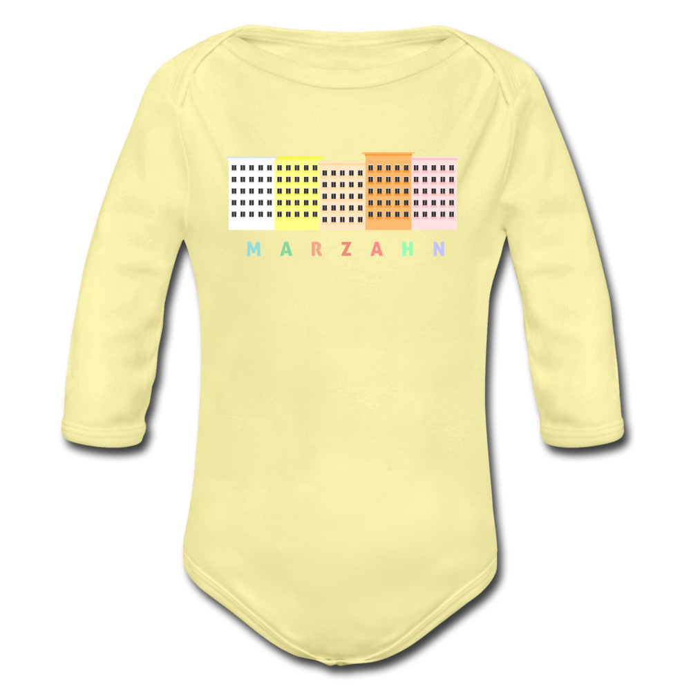 Marzahn - Bio-Langarmbody - Hellgelb