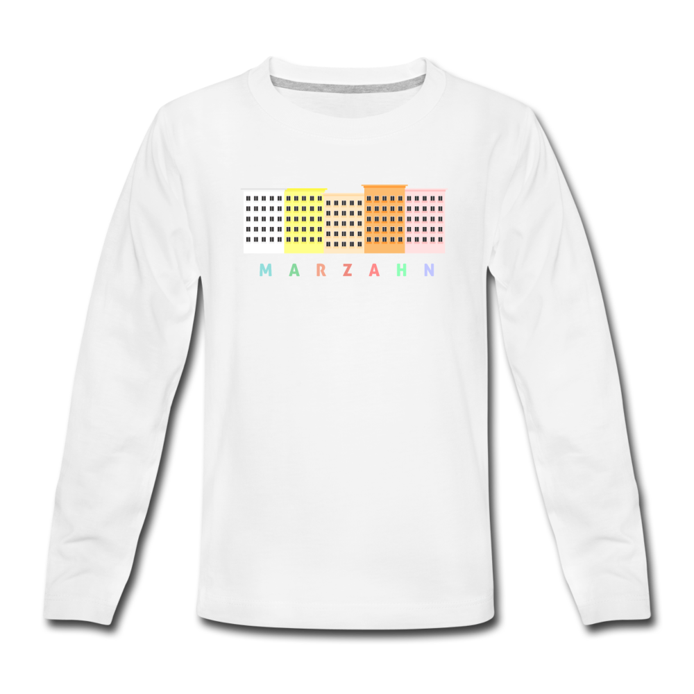 Marzahn - Teenager Langarmshirt - Weiß