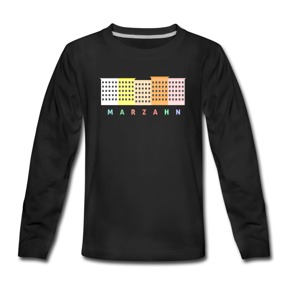 Marzahn - Teenager Langarmshirt - Schwarz