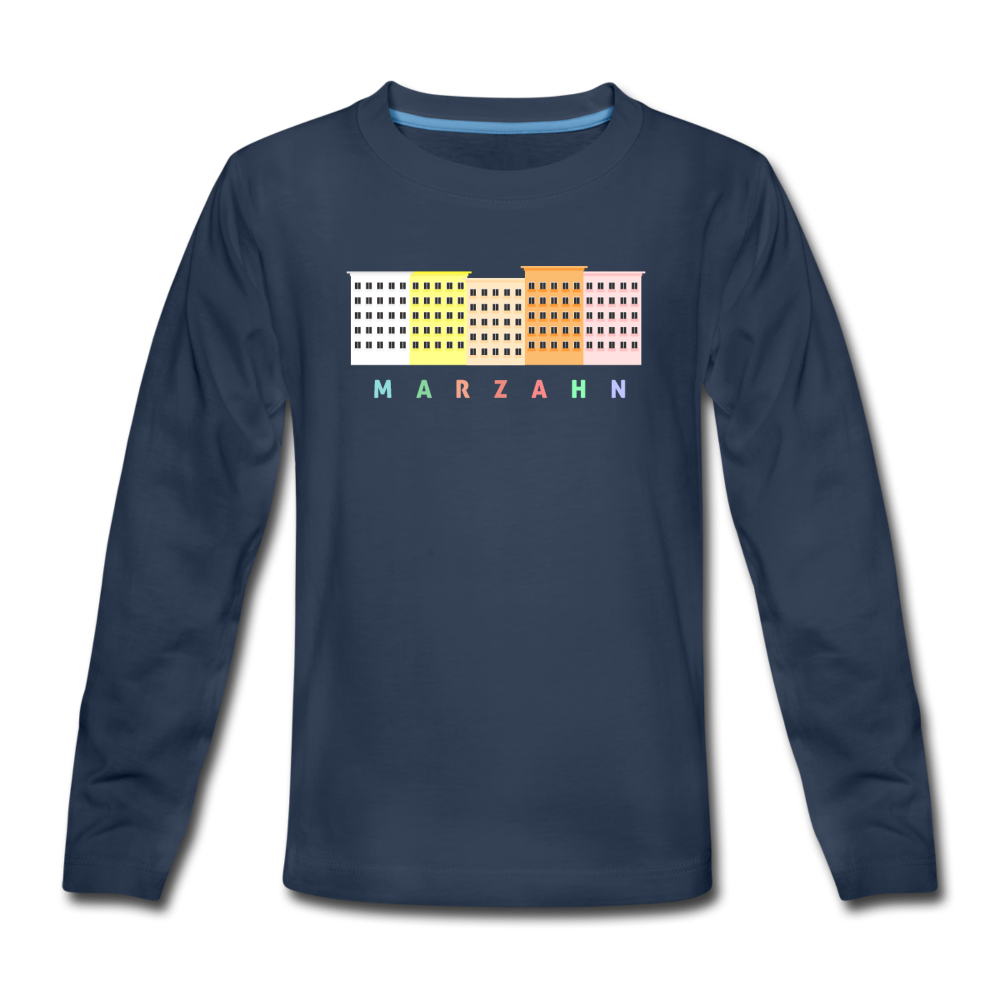 Marzahn - Teenager Langarmshirt - Navy