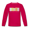 Marzahn - Kinder Langarmshirt - dunkles Pink