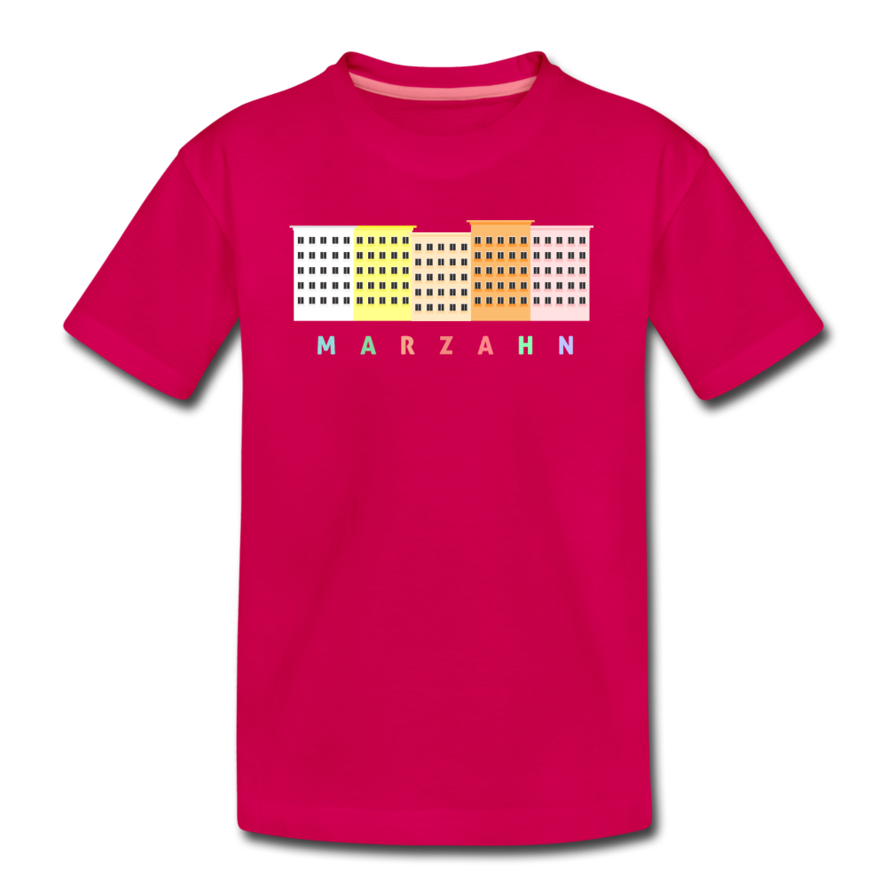 Marzahn - Teenager Premium T-Shirt - dunkles Pink