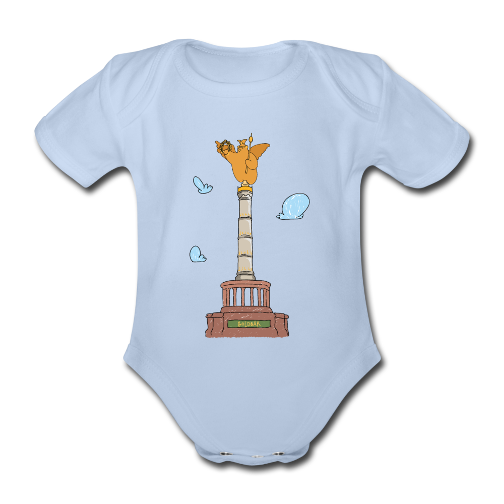 Gold Bär - Bio-Kurzarmbody - Sky