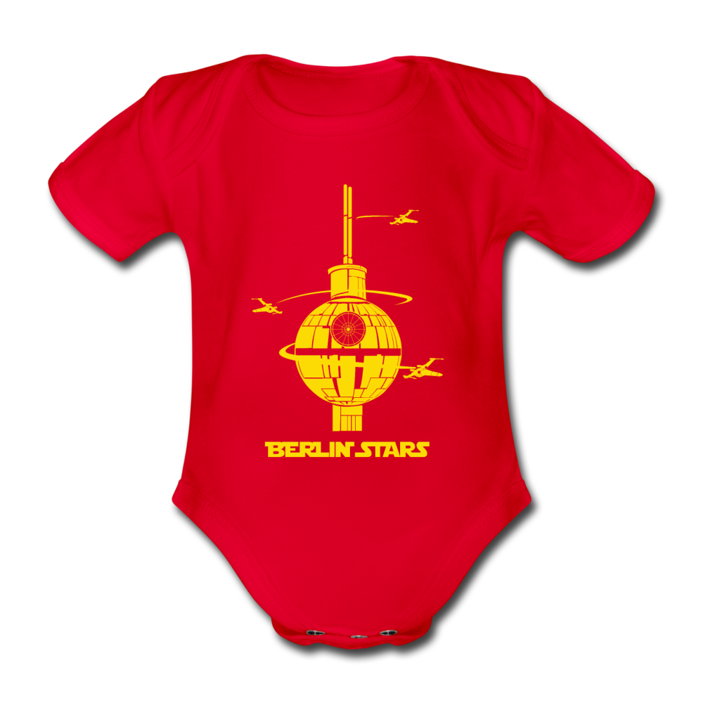 Berlin Stars - Bio-Kurzarmbody - Rot