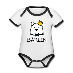 Bärlin - Baby Bio-Kurzarm-Kontrastbody