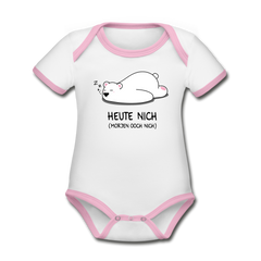 Heute nich! - Baby Bio-Kurzarm-Kontrastbody