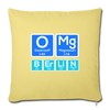 OMG Berlin - Sofakissen mit Füllung (45 x 45 cm) - Hellgelb