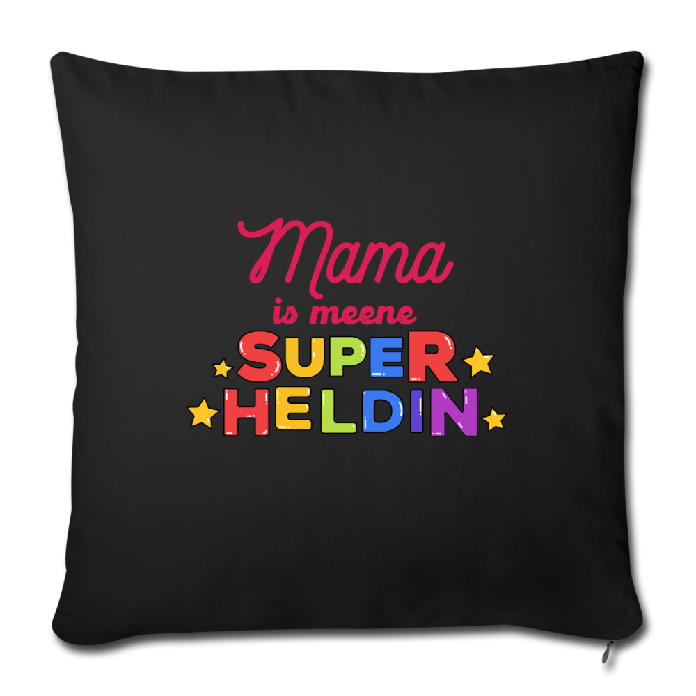 Meene Heldin - Sofakissen mit Füllung (45 x 45 cm) - Schwarz