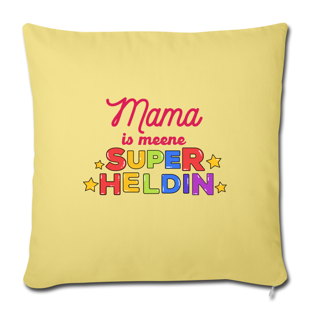 Meene Heldin - Sofakissen mit Füllung (45 x 45 cm) - Hellgelb