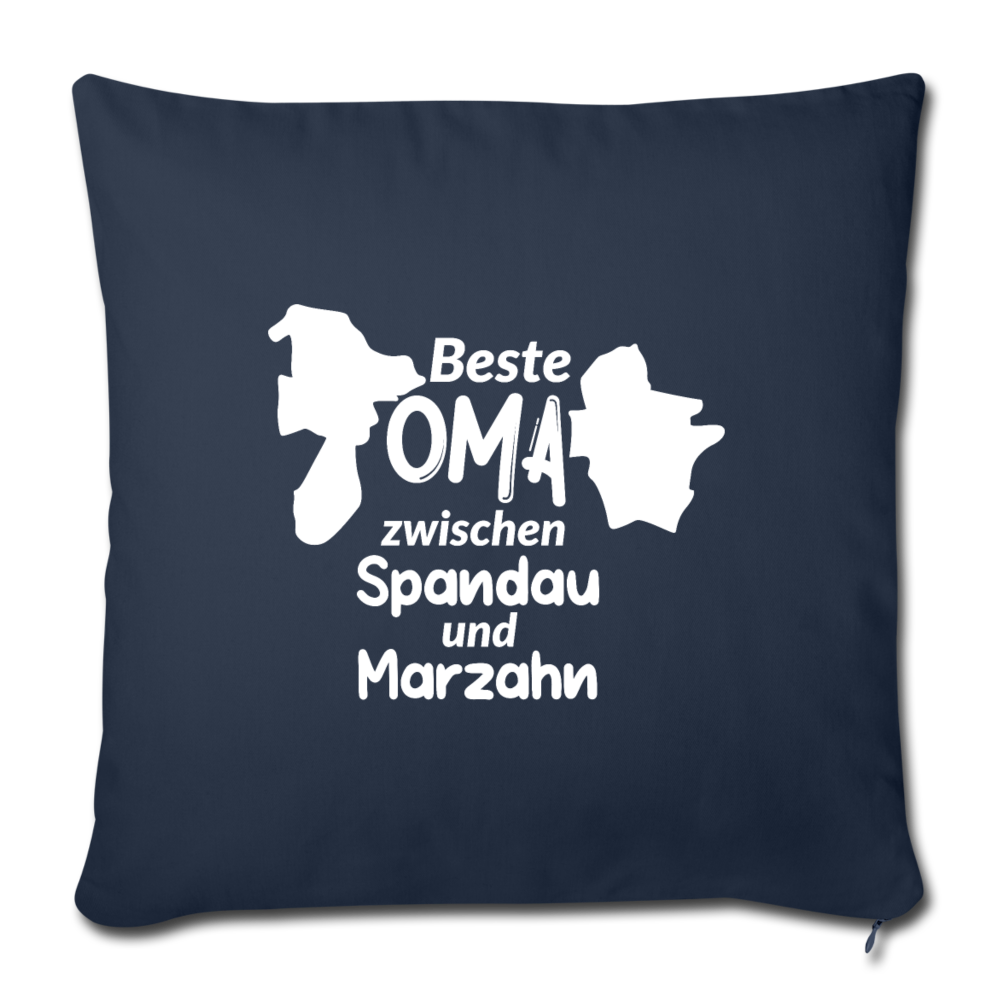 Beste Oma - Sofakissen mit Füllung (45 x 45 cm) - Navy