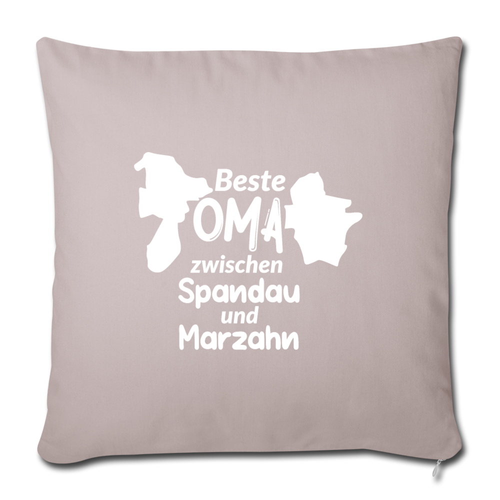 Beste Oma - Sofakissen mit Füllung (45 x 45 cm) - helles Taupe
