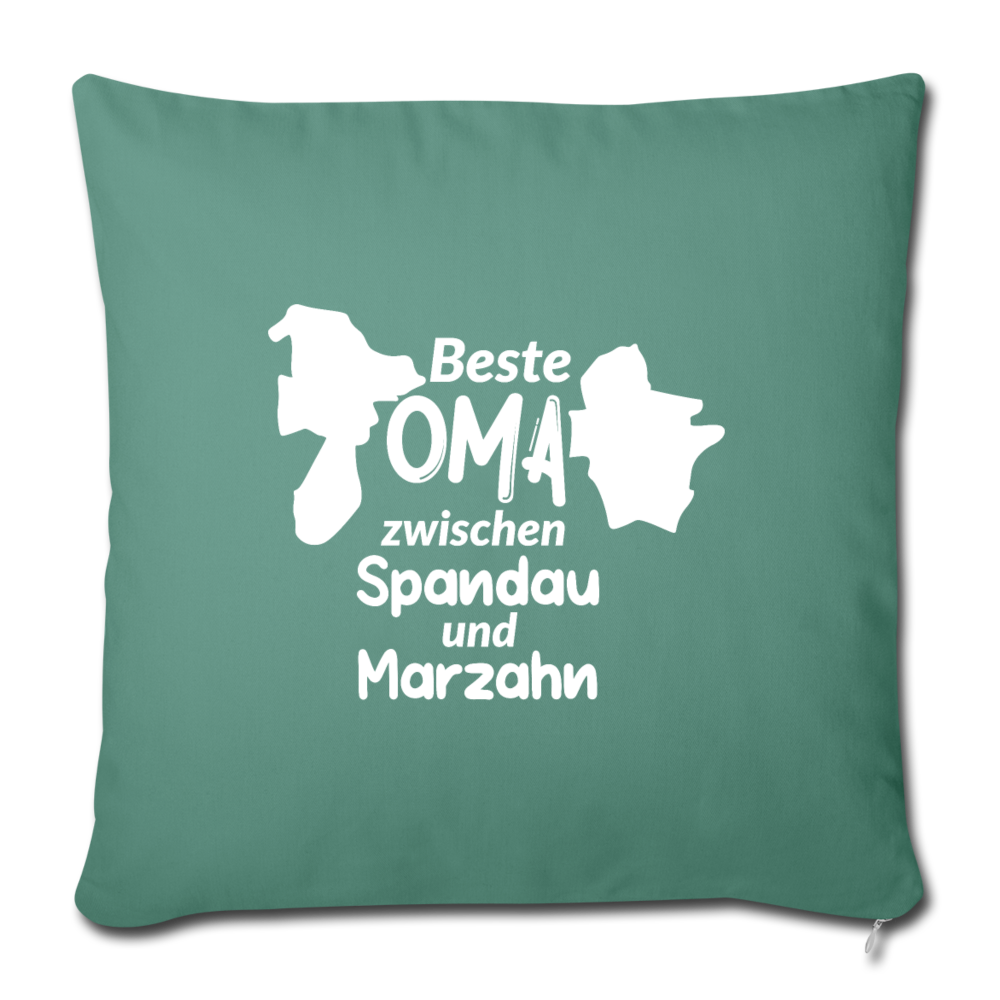 Beste Oma - Sofakissen mit Füllung (45 x 45 cm) - Tanngrün