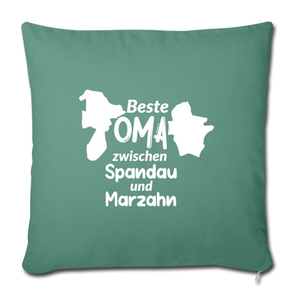 Beste Oma - Sofakissen mit Füllung (45 x 45 cm) - Tanngrün