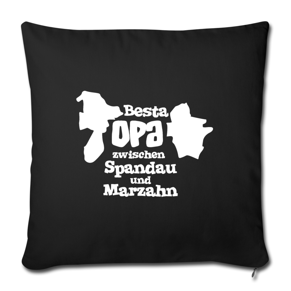 Besta Opa - Sofakissen mit Füllung (45 x 45 cm) - Schwarz