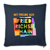 Freude aus Friedrichshain - Sofakissen mit Füllung (45 x 45 cm) - Navy