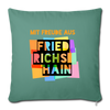 Freude aus Friedrichshain - Sofakissen mit Füllung (45 x 45 cm) - Tanngrün