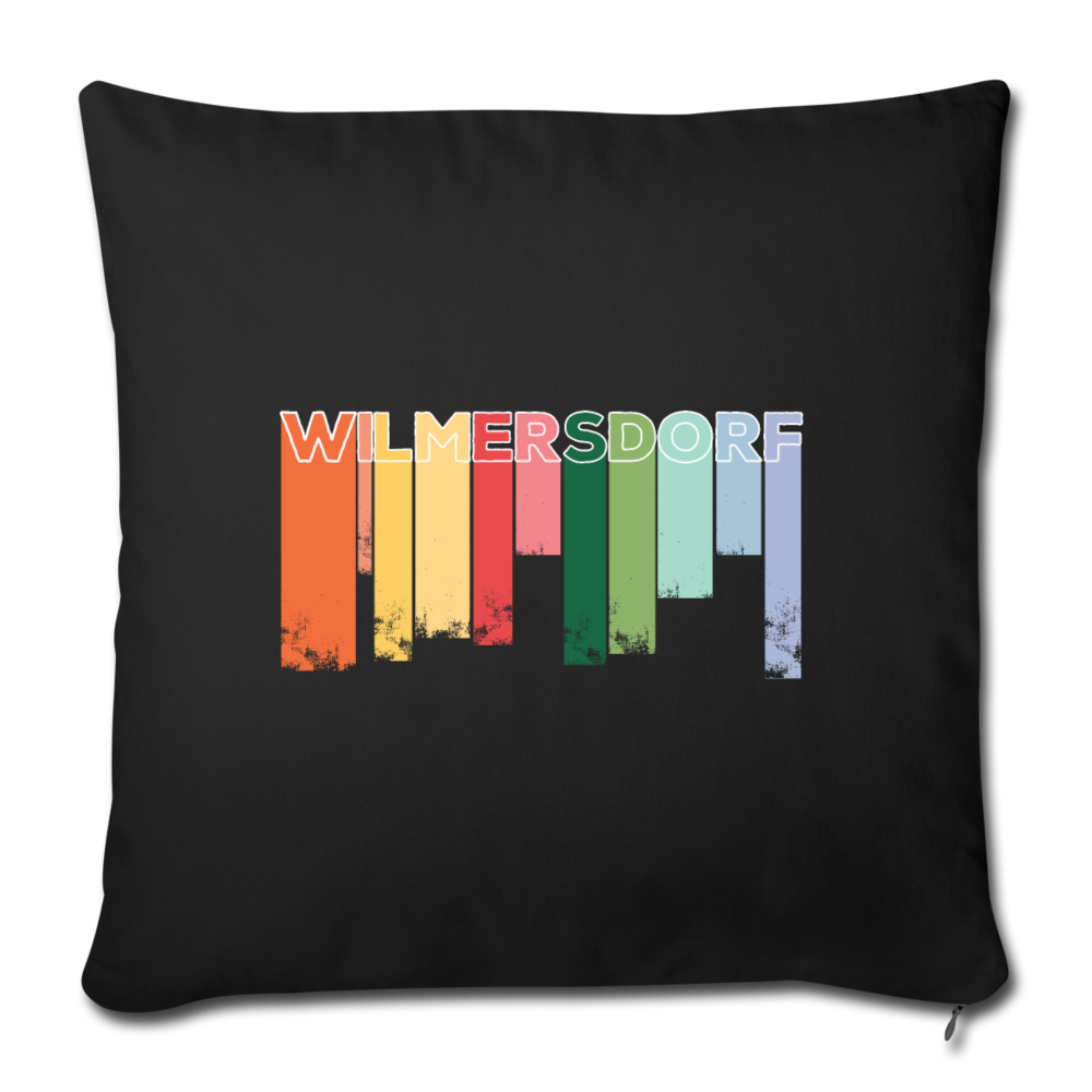 Wilmersdorf Regen - Sofakissen mit Füllung (45 x 45 cm) - Schwarz