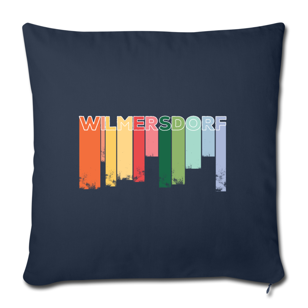 Wilmersdorf Regen - Sofakissen mit Füllung (45 x 45 cm) - Navy