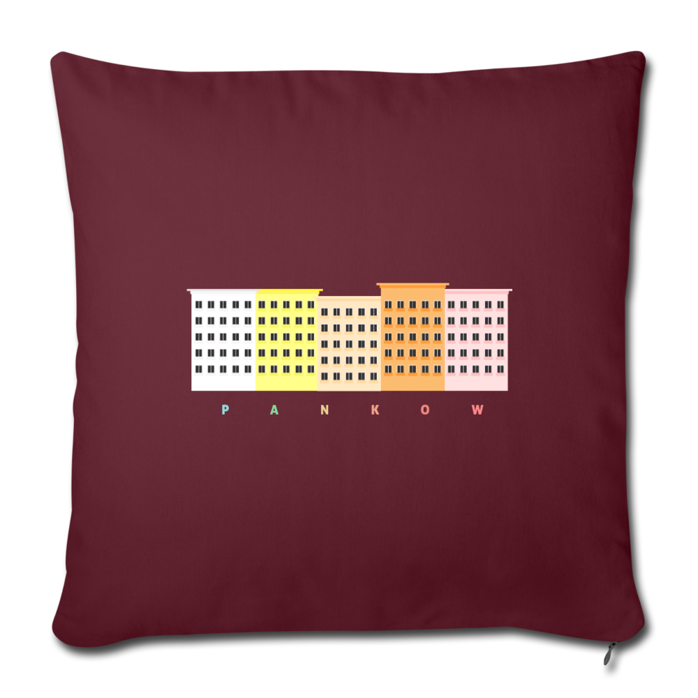 Wohnraum Pankow - Sofakissen mit Füllung (45 x 45 cm) - Burgunderrot