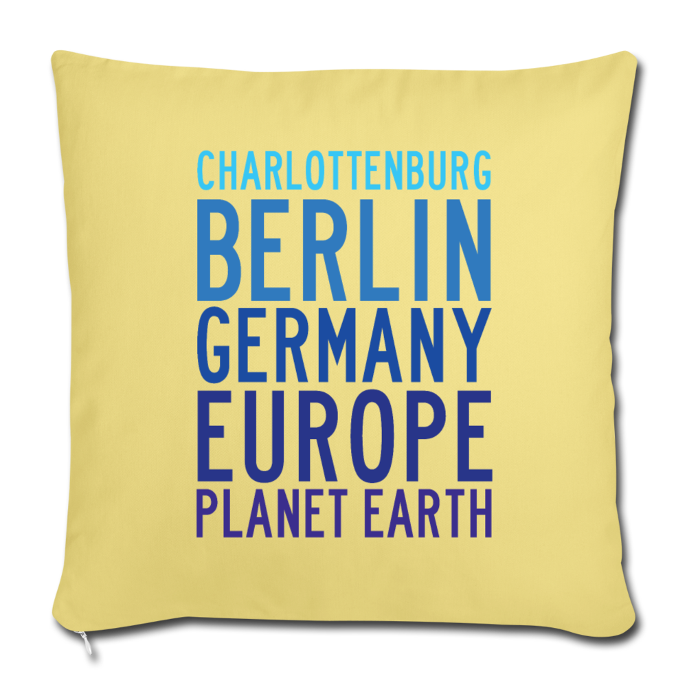 Charlottenburg - Earth - Sofakissen mit Füllung (45 x 45 cm) - Hellgelb