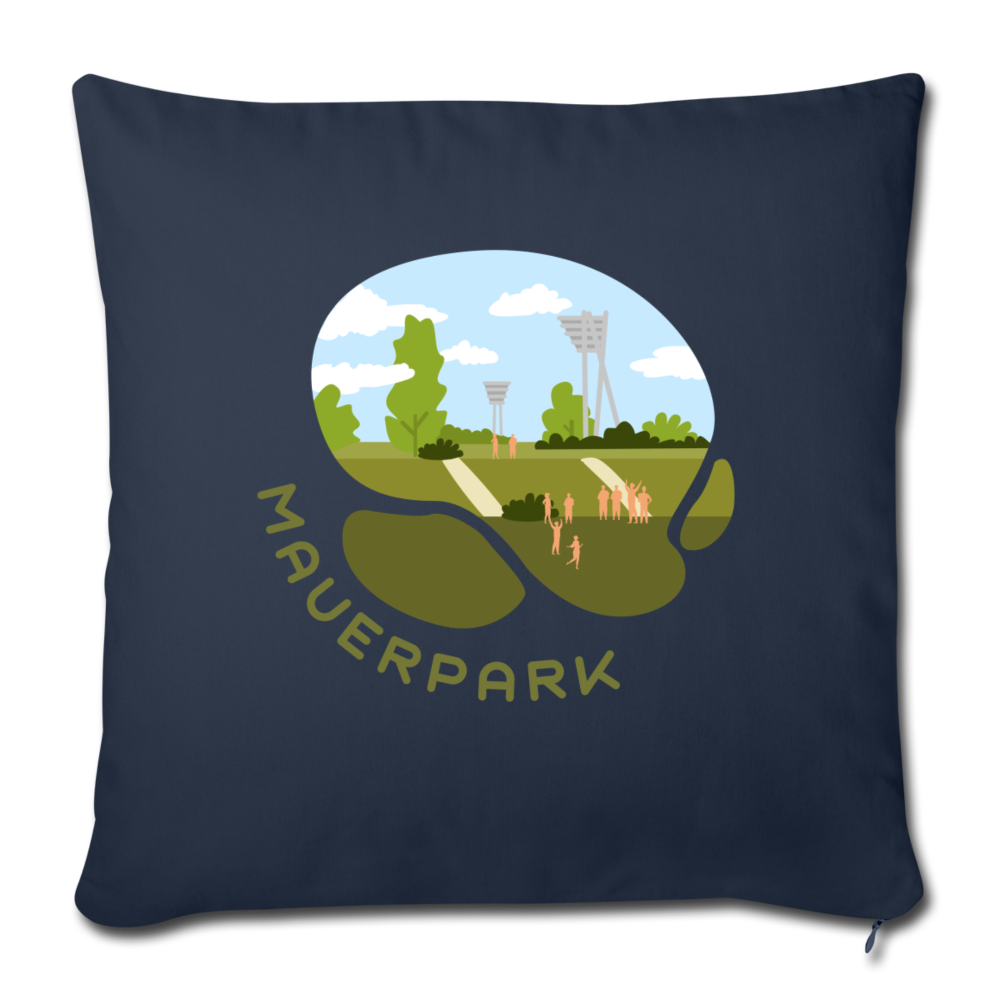 Mauerpark - Sofakissen mit Füllung (45 x 45 cm) - Navy