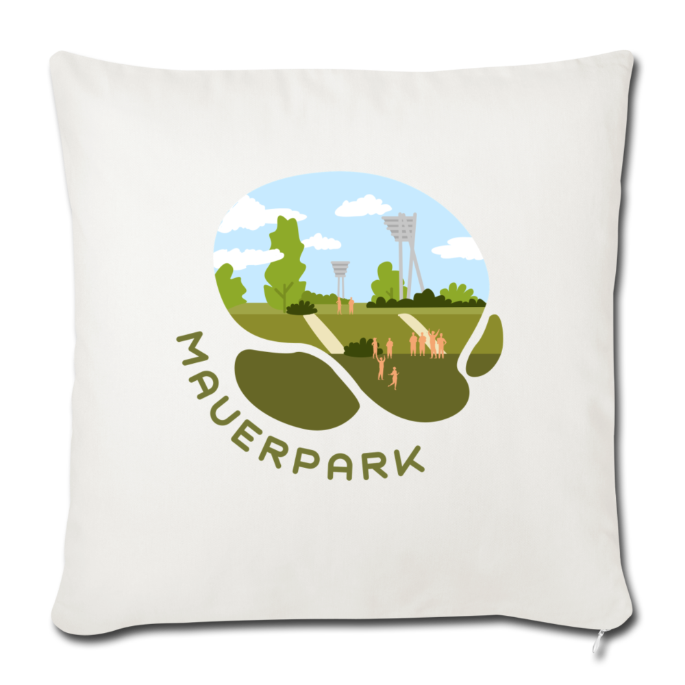 Mauerpark - Sofakissen mit Füllung (45 x 45 cm) - Naturweiß