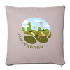 Mauerpark - Sofakissen mit Füllung (45 x 45 cm) - helles Taupe