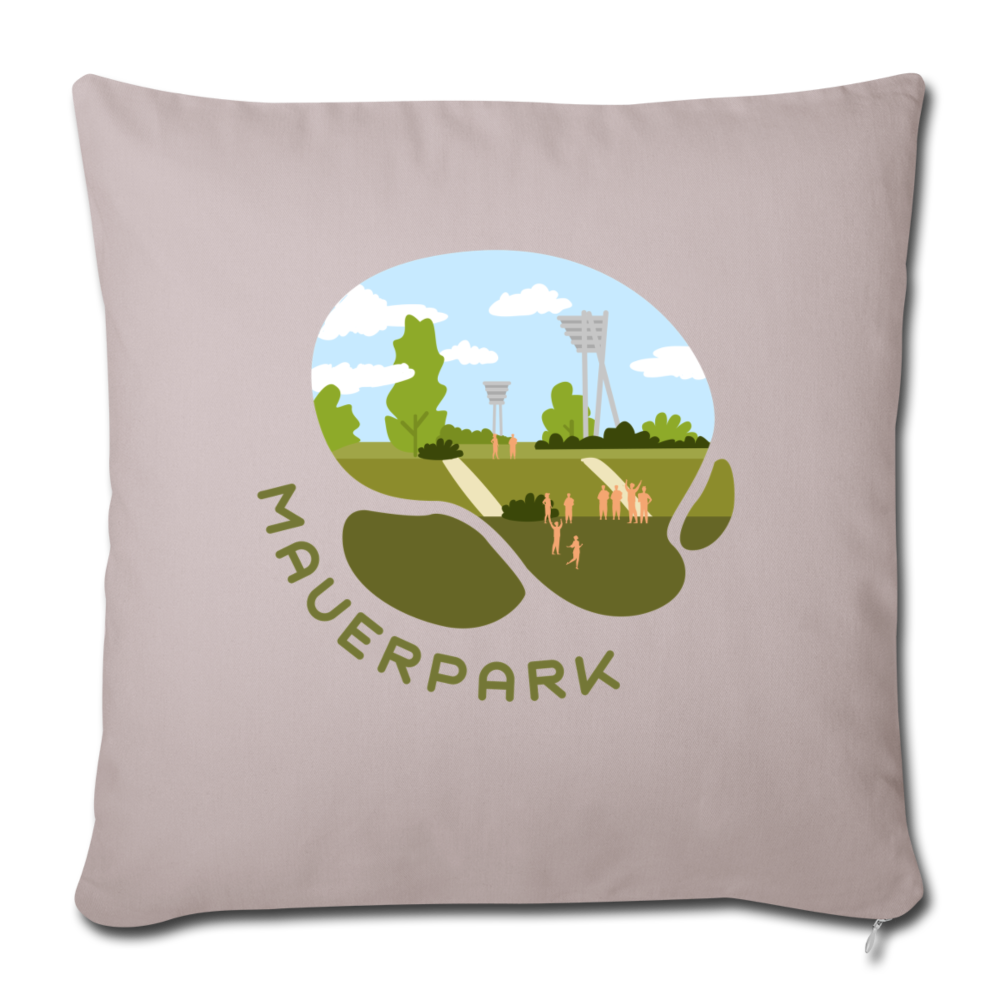 Mauerpark - Sofakissen mit Füllung (45 x 45 cm) - helles Taupe