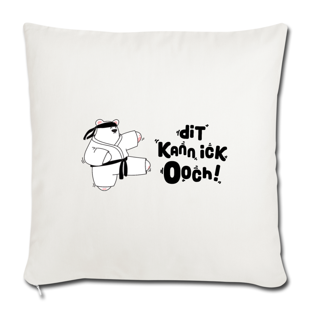 Dit kann ick ooch! - Sofakissen mit Füllung (45 x 45 cm) - Naturweiß