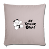 Dit kann ick ooch! - Sofakissen mit Füllung (45 x 45 cm) - helles Taupe