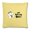 Dit kann ick ooch! - Sofakissen mit Füllung (45 x 45 cm) - Hellgelb