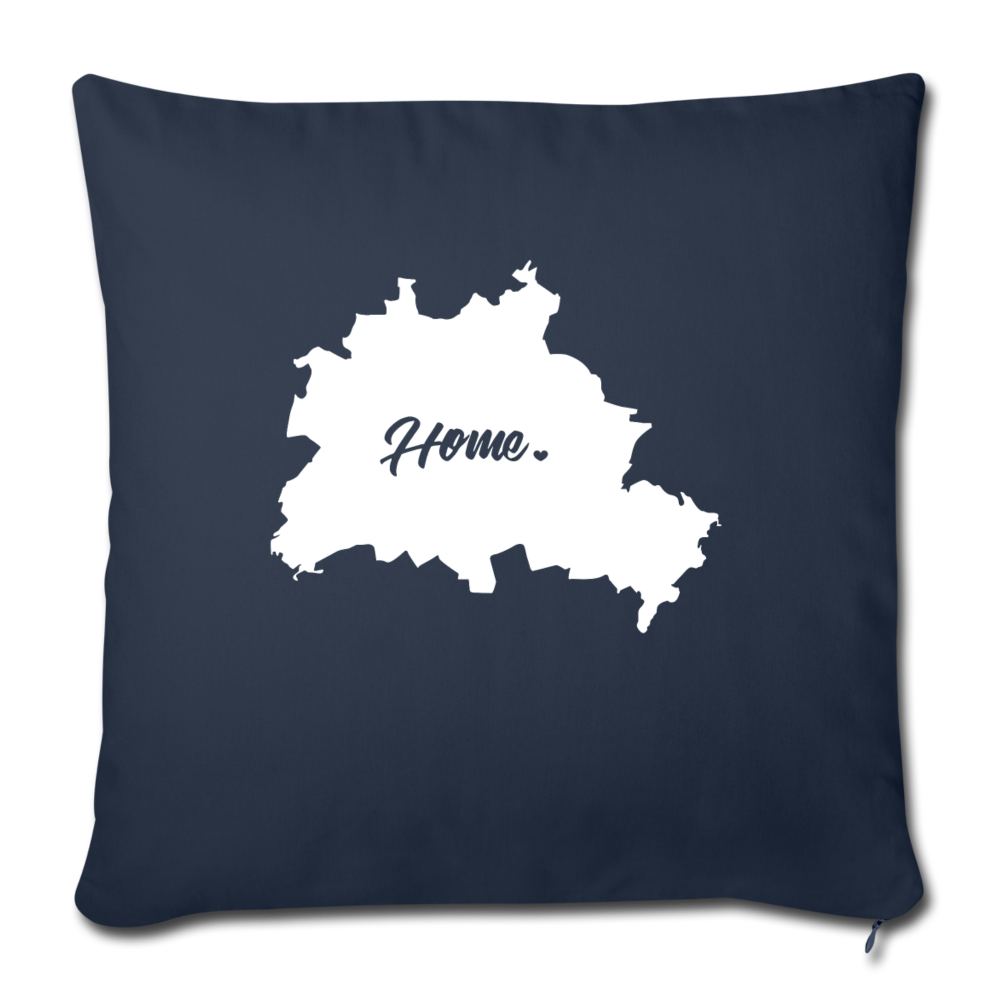 Heimat Berlin - Sofakissen mit Füllung (45 x 45 cm) - Navy