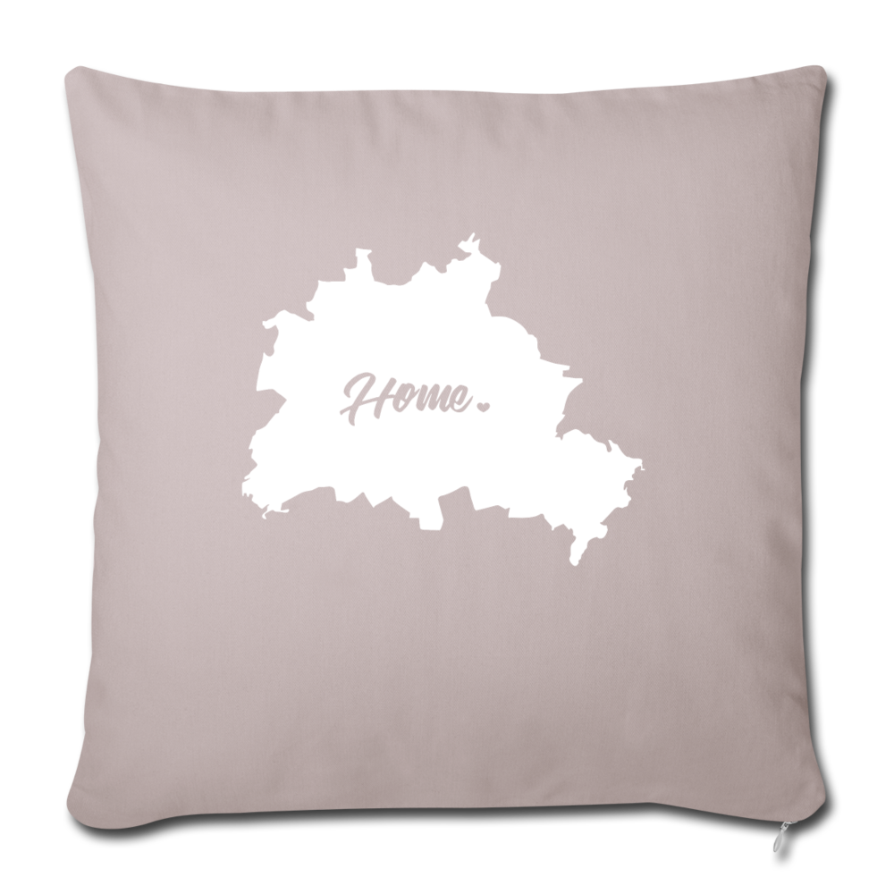 Heimat Berlin - Sofakissen mit Füllung (45 x 45 cm) - helles Taupe