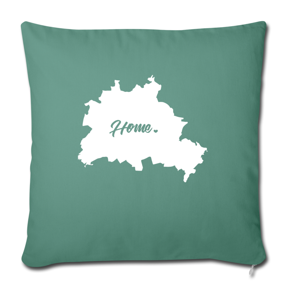 Heimat Berlin - Sofakissen mit Füllung (45 x 45 cm) - Tanngrün