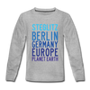Steglitz Planet Earth - Kinder Langarmshirt - heather grey